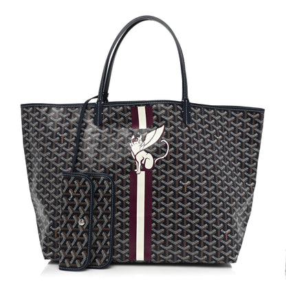 Goyard Goyardine Saint Louis GM Navy 2 of 9