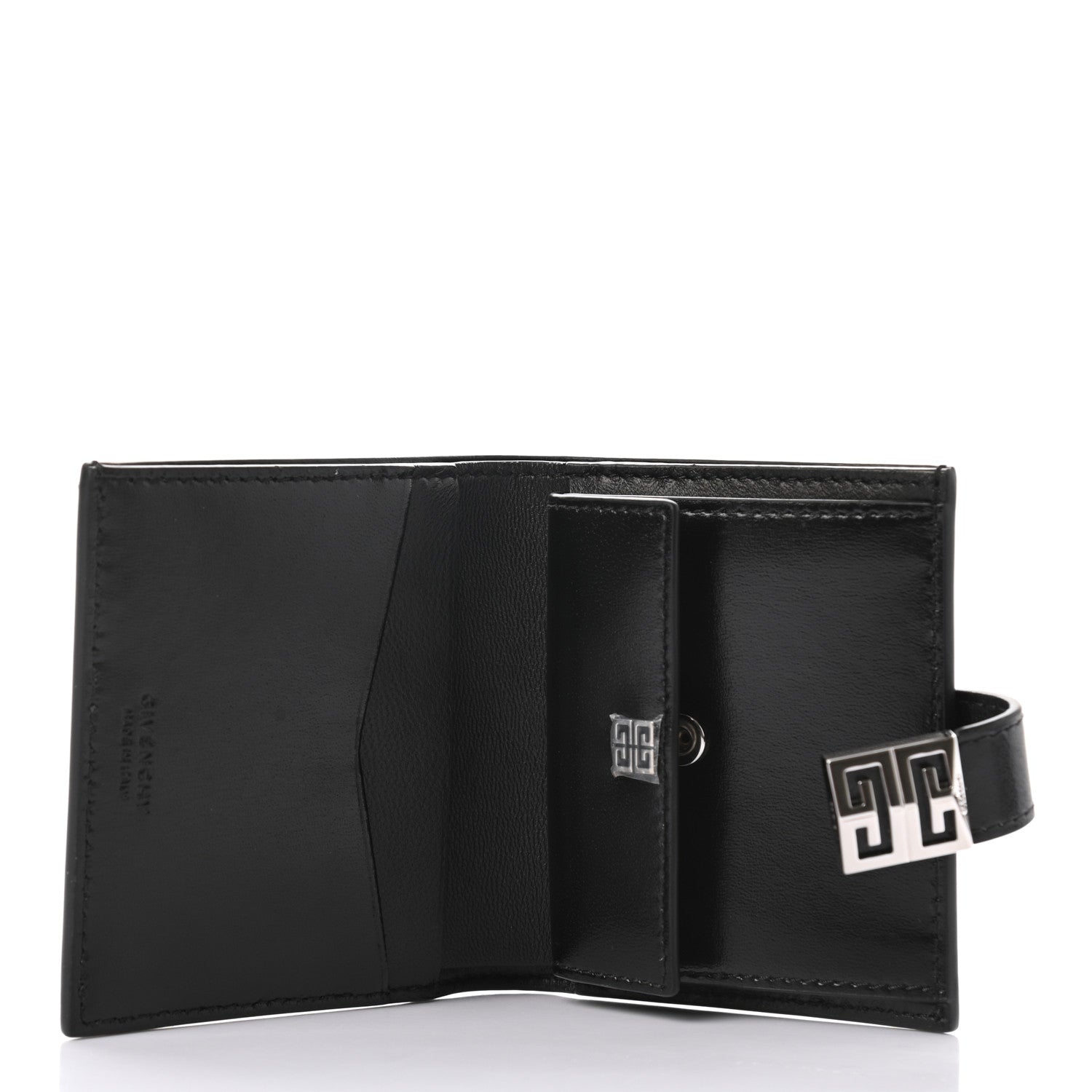 Givenchy Textured Calfskin GV3 Wallet Black 5 of 7