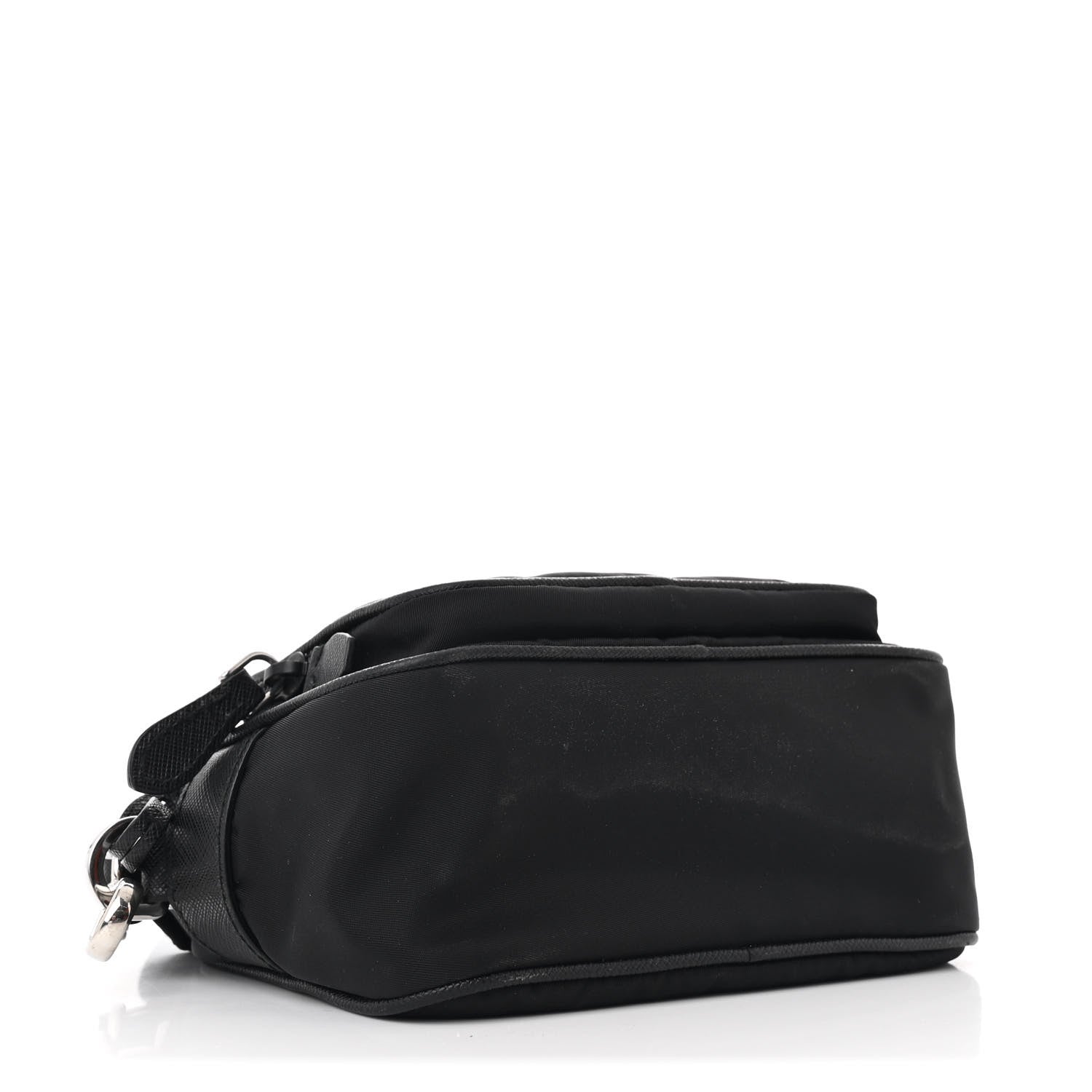 Prada Re-Nylon Saffiano Mini Re-Edition 2005 Camera Bag Black 4 of 11