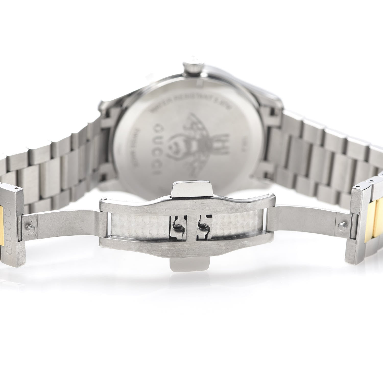 Gucci Stainless Steel 38mm G-Timeless Two Tone Bee Quartz Watch 7 of 8