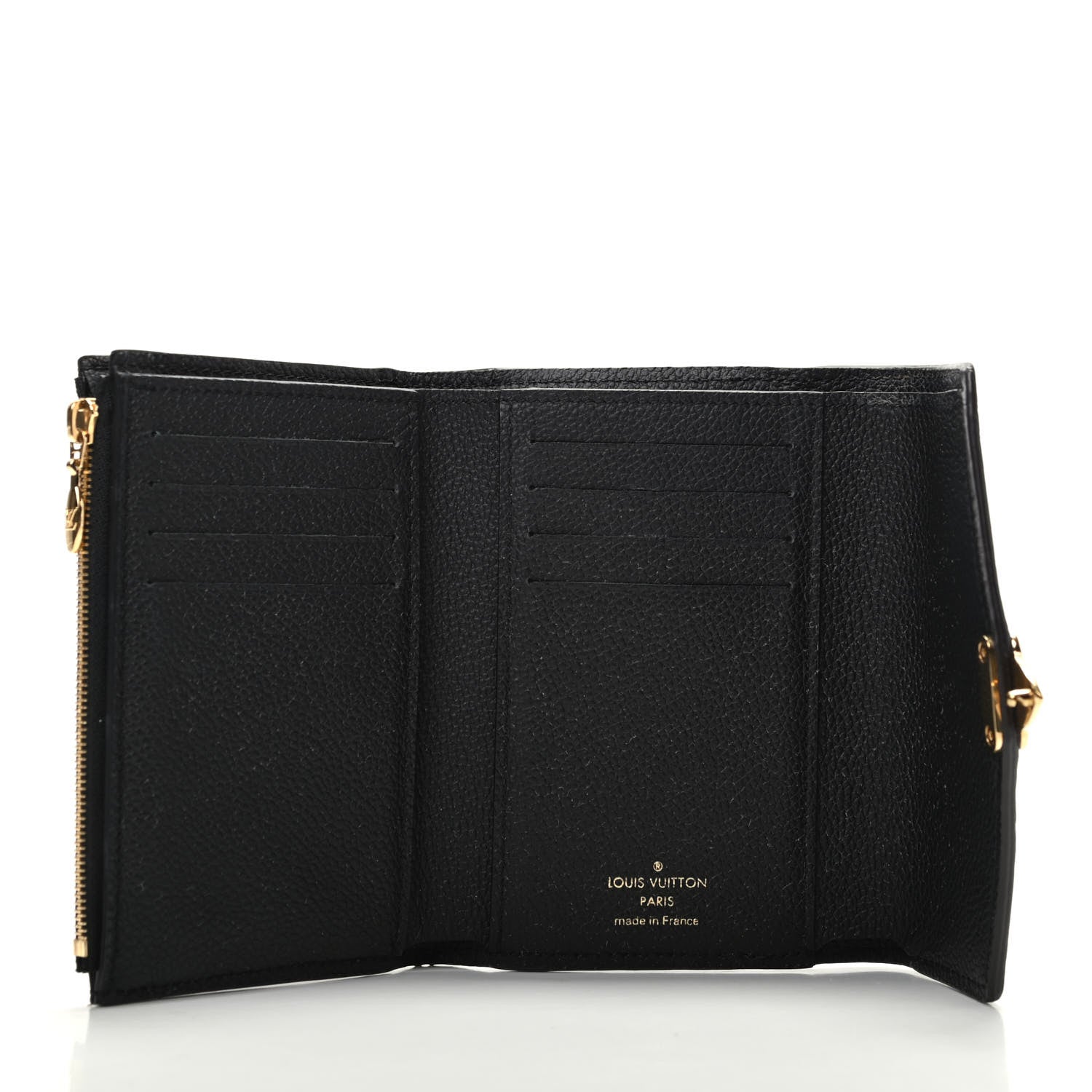 Louis Vuitton Monogram Pallas Compact Wallet NM Black 5 of 6