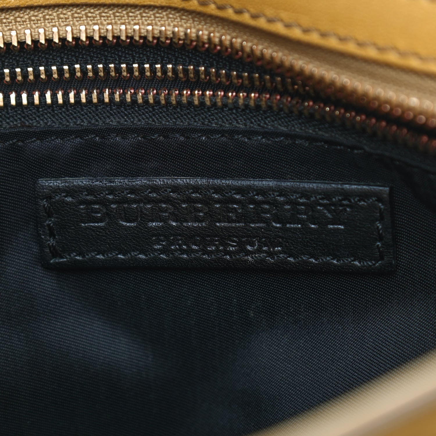 Burberry Prorsum Calfskin Studded Cadet Sling Bag Yellow Ocre 5 of 10