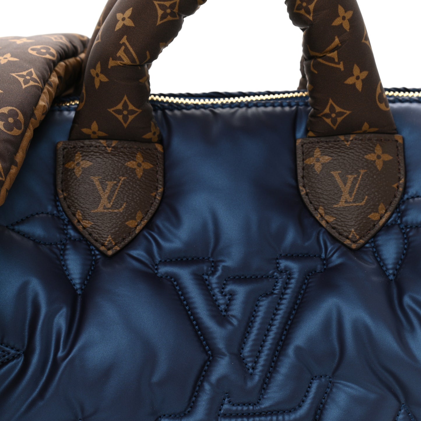 Econyl Mini Monogram Pillow Speedy Bandouliere 25 Navy