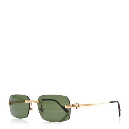 Cartier Premiere De Cartier Square Sunglasses Gold Black 1 of 7