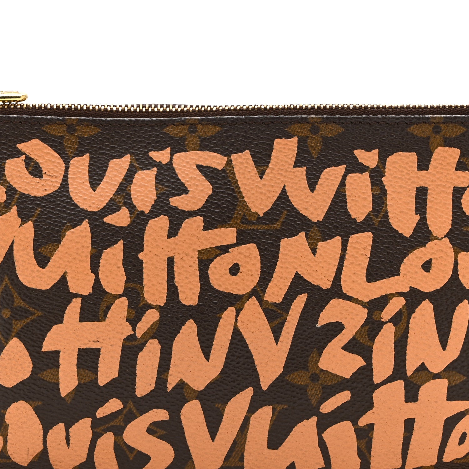 Louis Vuitton Monogram Graffiti Pochette Accessories Peach 8 of 10