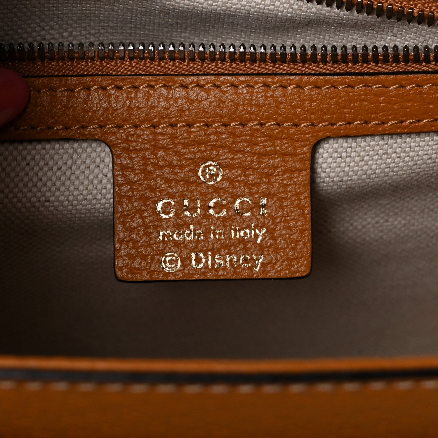 Gucci X DISNEY Mini Vintage GG Supreme Monogram Mickey Mouse Small Flap Messenger Bag Beige Vintage Sun Oil 5 of 10