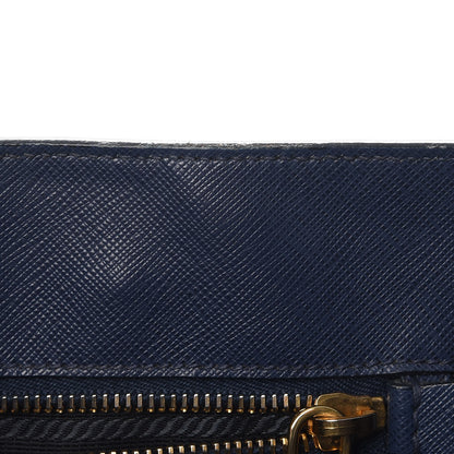 Prada Saffiano Lux Large Tote Bluette 23 of 24