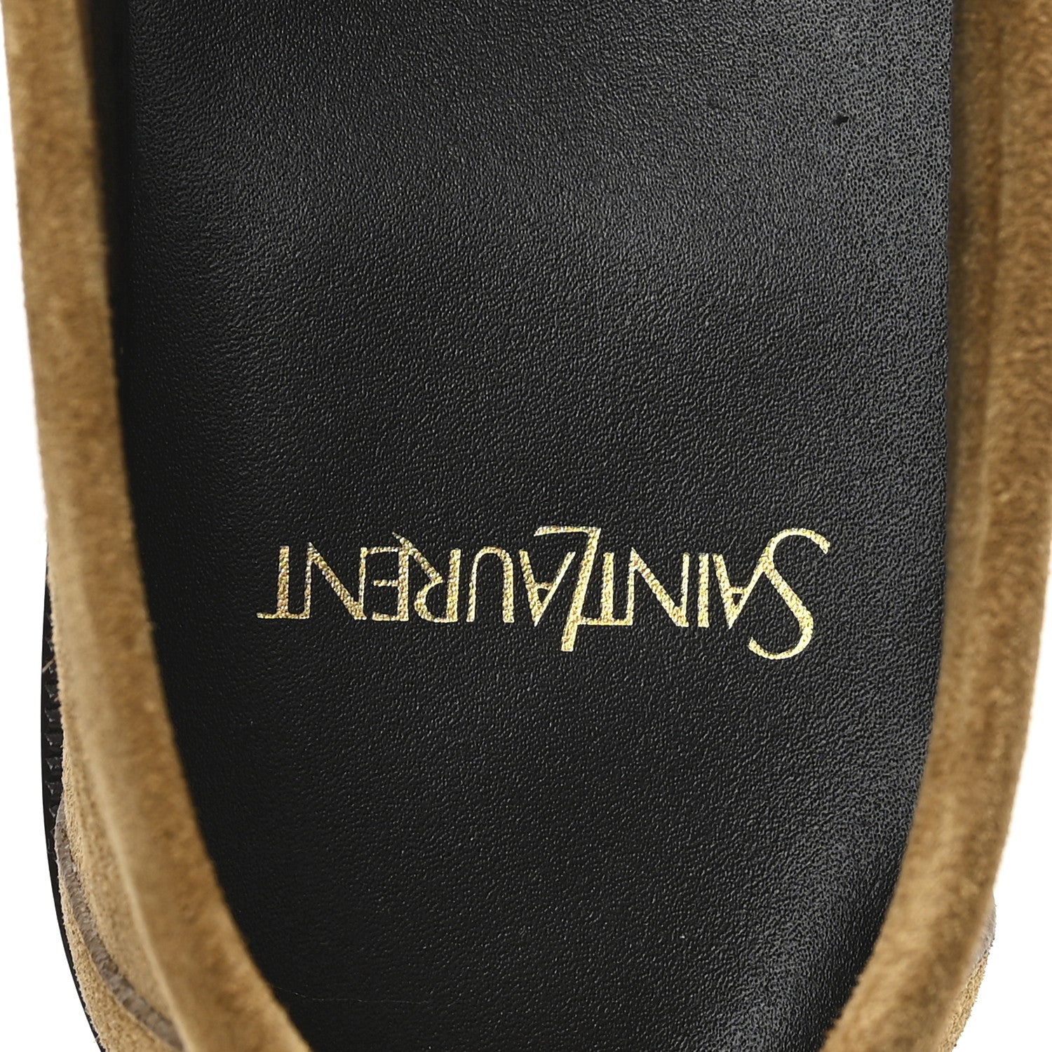 Saint Laurent Suede Le Loafer 15 Penny Slippers 39.5 Cuoio 8 of 9