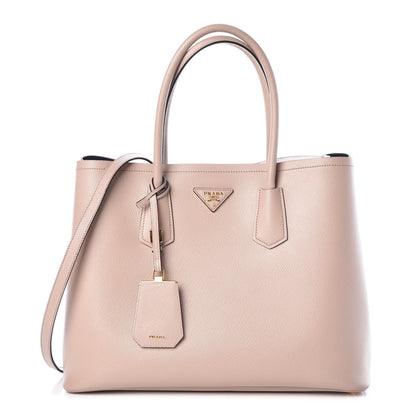 Prada Saffiano Cuir Large Double Bag Cammeo 1 of 13