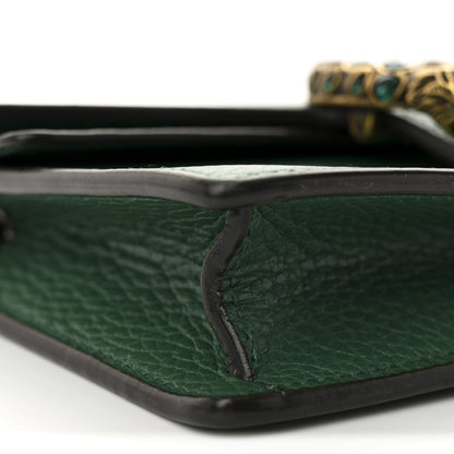 Gucci Dollar Calfskin Crystal Super Mini Dionysus Shoulder Bag Emerald 8 of 9