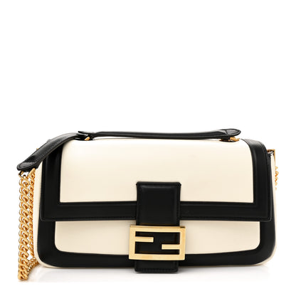 Fendi Nappa Apolo Bi-Color Chain Baguette Uovo Black 1 of 13