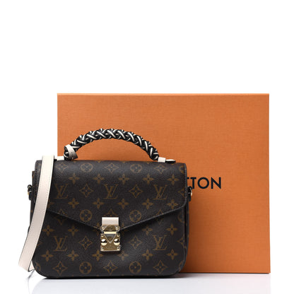 Louis Vuitton Monogram Braided Pochette Metis Creme Beige 24 of 26