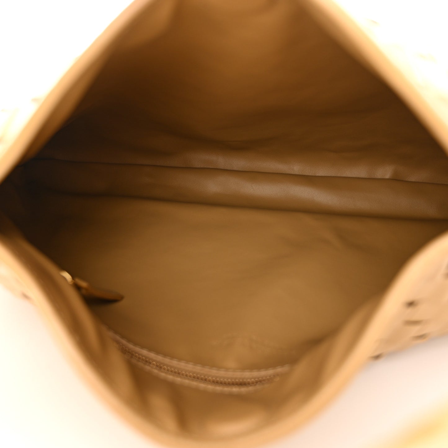 Calfskin Intrecciato Small Hop Dark Praline