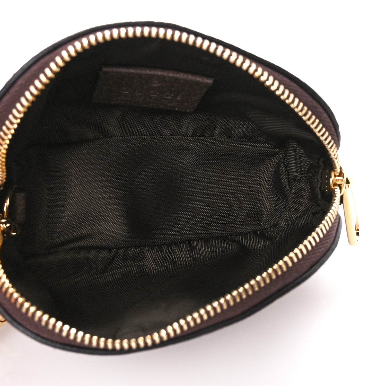 Gucci GG Supreme Monogram Web Ophidia Dome Key Pouch Beige New Acero 5 of 11