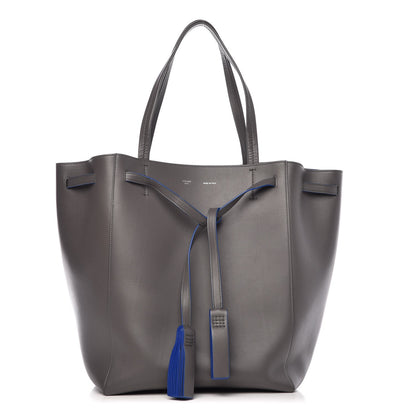 Celine Soft Calfskin Medium Belt Cabas Phantom Light Anthracite 1 of 7