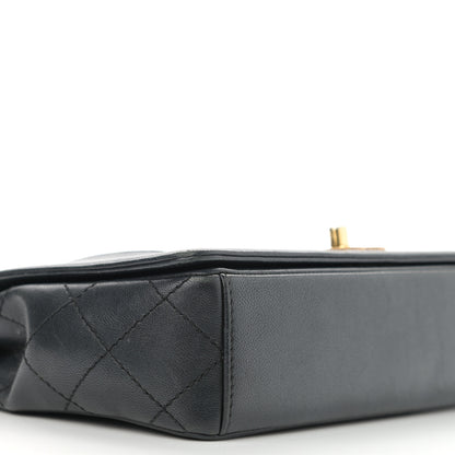Chanel Sheepskin Quilted Medium Vintage Mademoiselle Flap Black 8 of 11