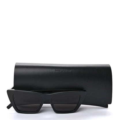Saint Laurent Acetate Mica Cat Eye Sunglasses SL 276 Black 8 of 8
