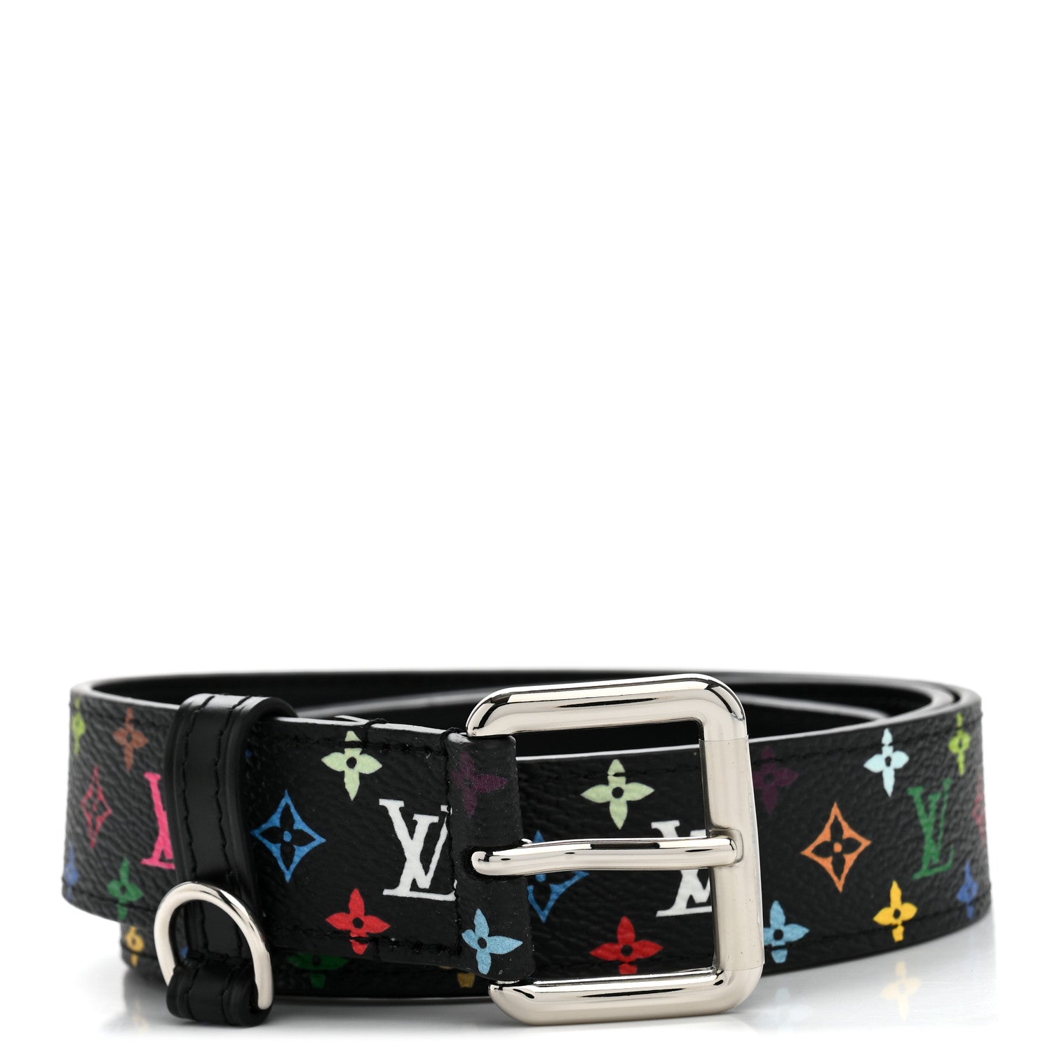 Louis Vuitton LV X TM Monogram Multicolor 30mm Belt 85 34 Black 1 of 6