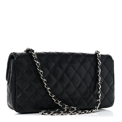 Chanel Caviar Quilted East West Flap Black 3 of 13