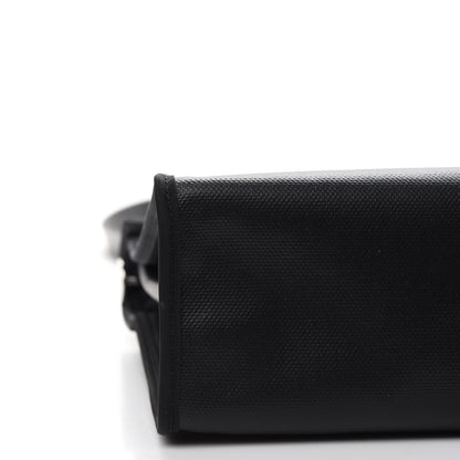 Hermes Toile H Berline Vache Hunter Herbag Zip PM 31 Black Ecru 9 of 10