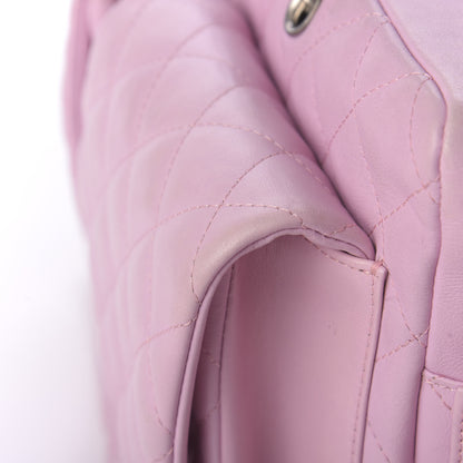 Chanel Calfskin Quilted Large Cambon Multipocket Reporter Pink Black 12 of 16