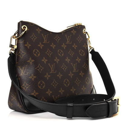 Louis Vuitton Monogram Odeon PM Black 3 of 10