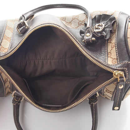 Gucci Monogram Trophy Satchel Ebony 5 of 8