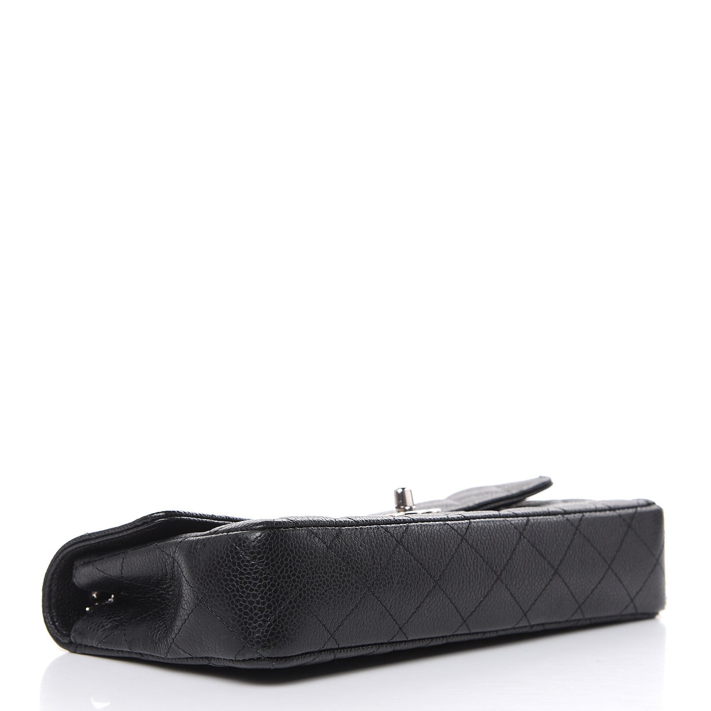 Caviar Quilted East West Flap Black