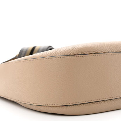 Prada Vitello Phenix Zippered Messenger Hobo Cammeo 10 of 11