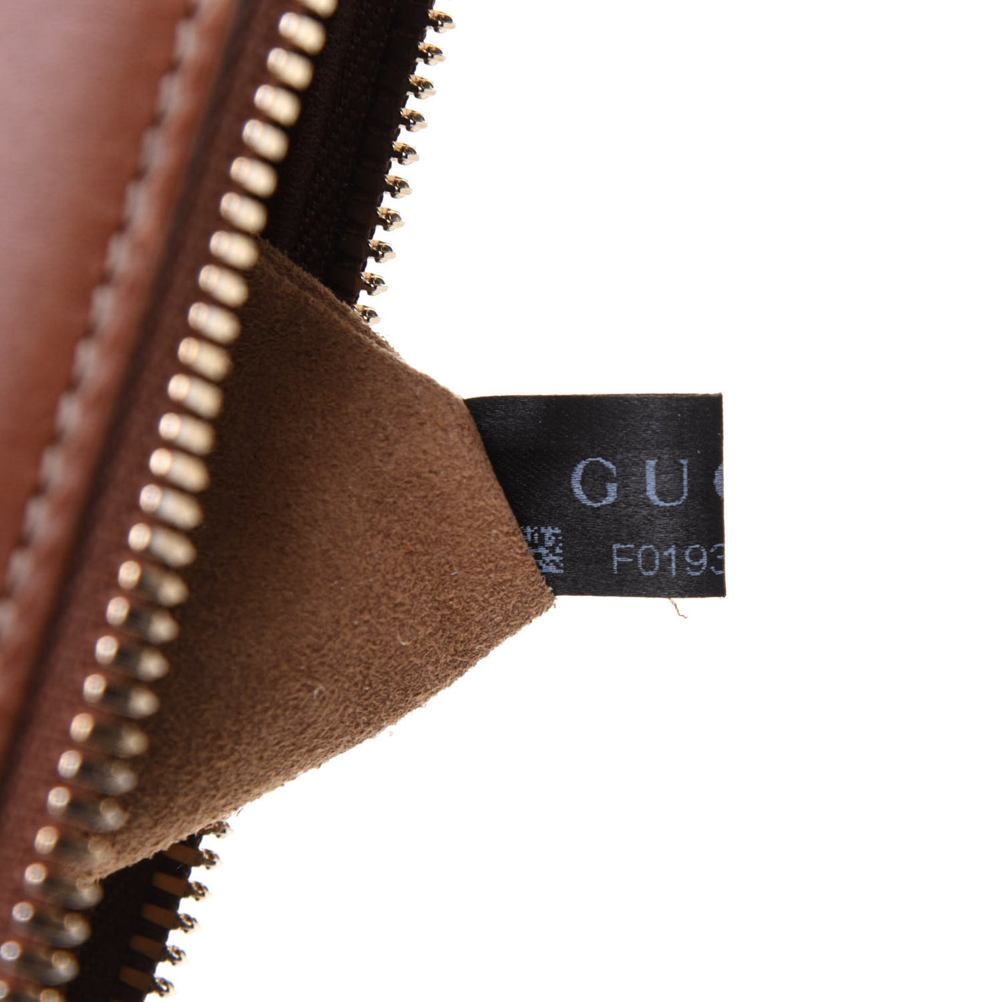 GG Supreme Monogram Medium Zip Top Tote Brown