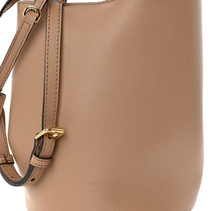 Burberry Calfskin Small Lorne Bucket Crossbody Natural 6 of 8