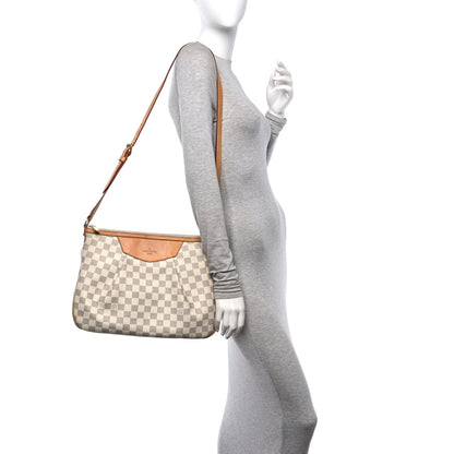 Louis Vuitton Damier Azur Siracusa MM 3 of 12