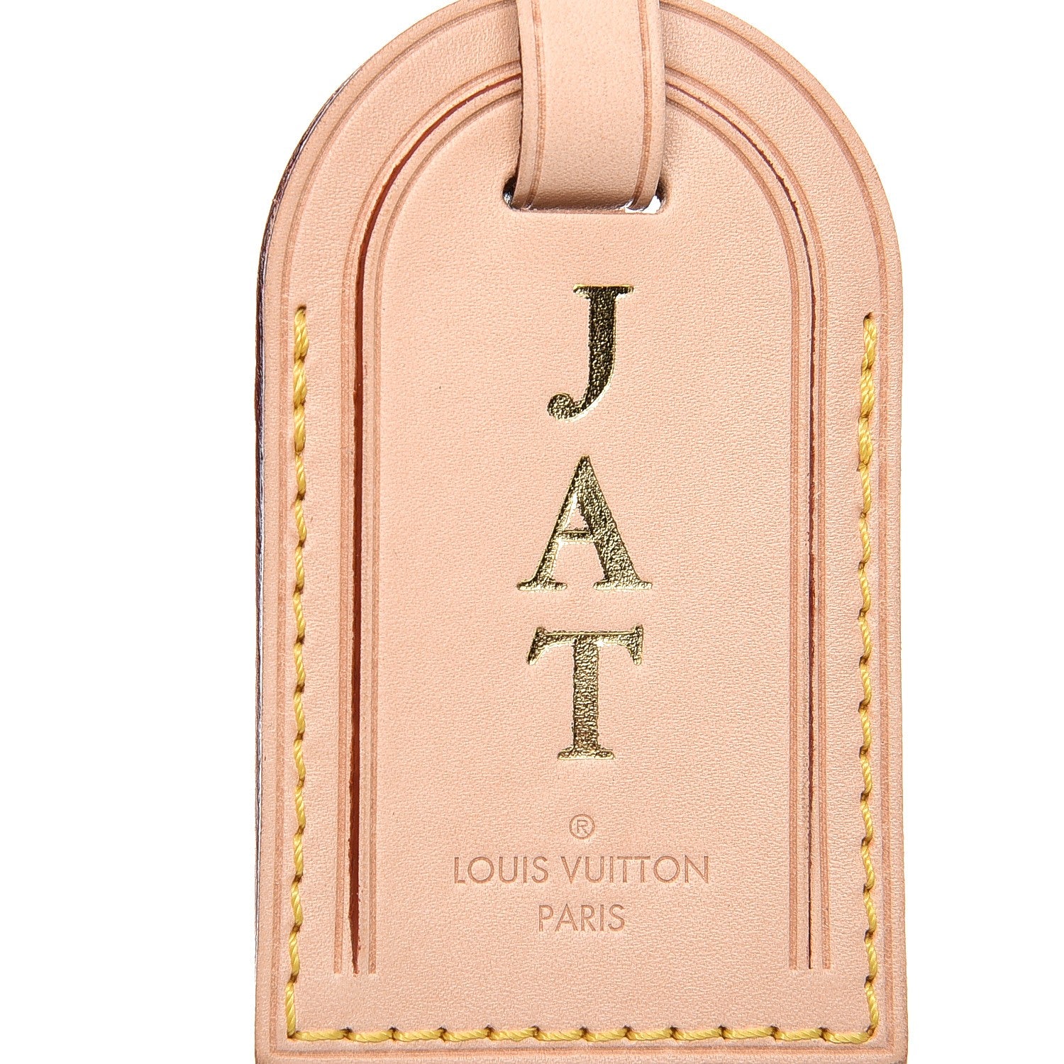 Louis Vuitton Vachetta Luggage Tag 5 of 5
