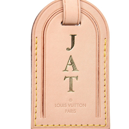 Louis Vuitton Vachetta Luggage Tag 5 of 5