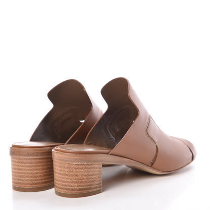 Hermes Calfskin Right Mules 39 Palissandre 4 of 10