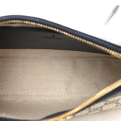 Gucci GG Supreme Monogram Textured Dollar Calfskin Web Small Ophidia GG Handbag Beige Blue 6 of 10