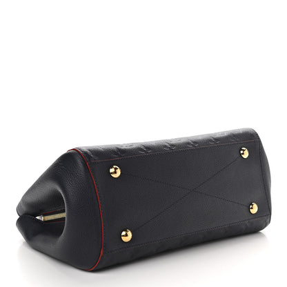 Louis Vuitton Empreinte Montaigne MM Marine Rouge 4 of 12