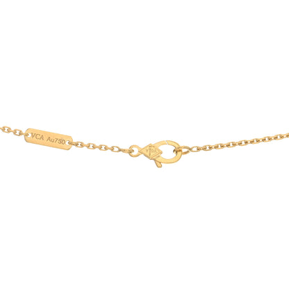 Van Cleef & Arpels 18K Yellow Gold Vintage Alhambra Pendant Necklace 3 of 3
