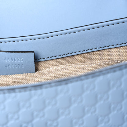 Gucci Microguccissima Medium Emily Chain Shoulder Bag Mineral Blue 9 of 10