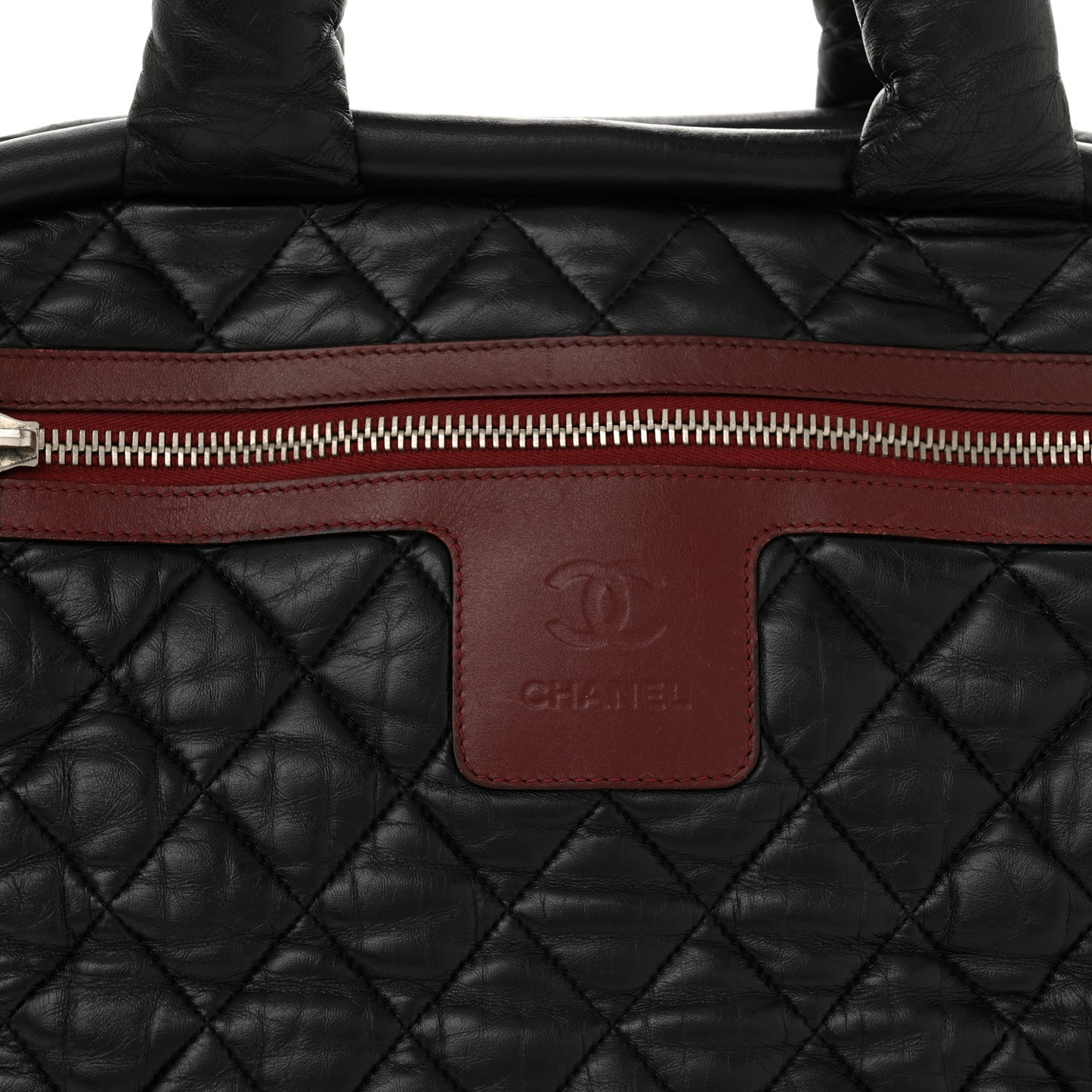 Lambskin Coco Cocoon Bowler Black