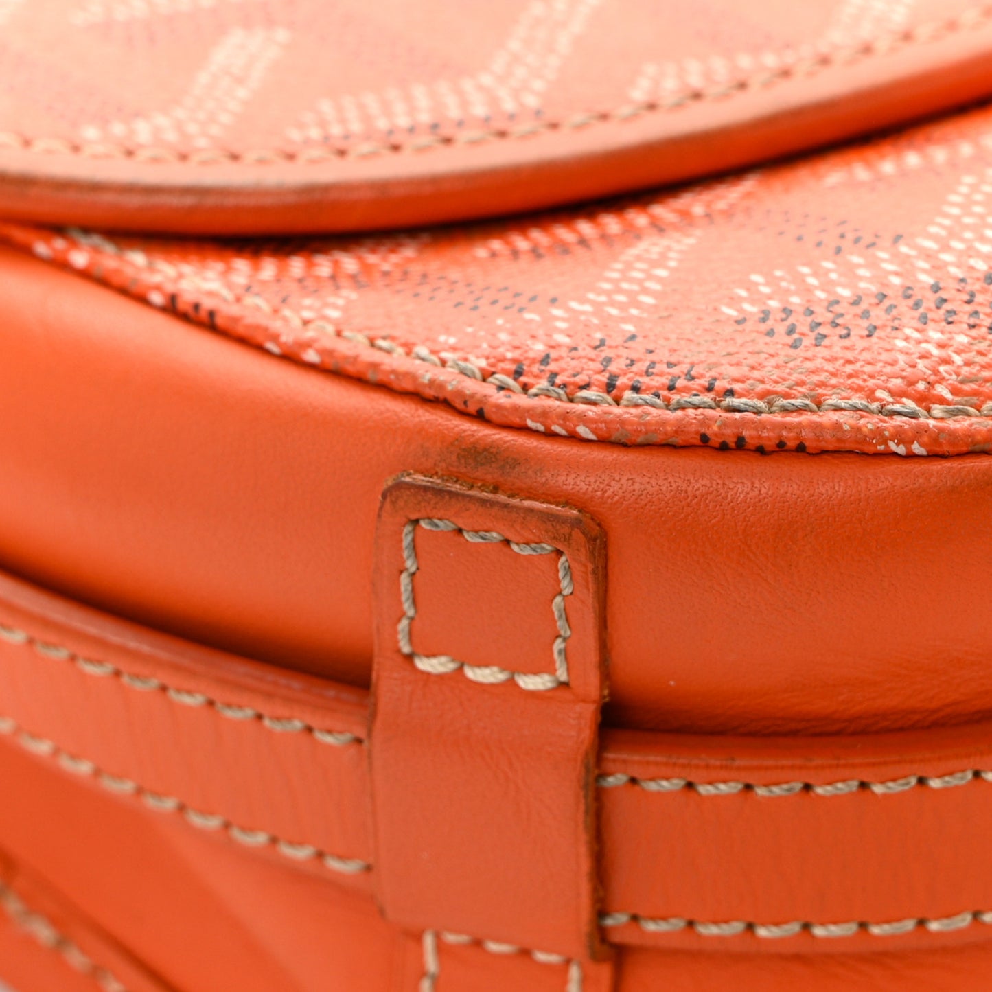 Goyardine Belvedere II PM Messenger Bag Orange