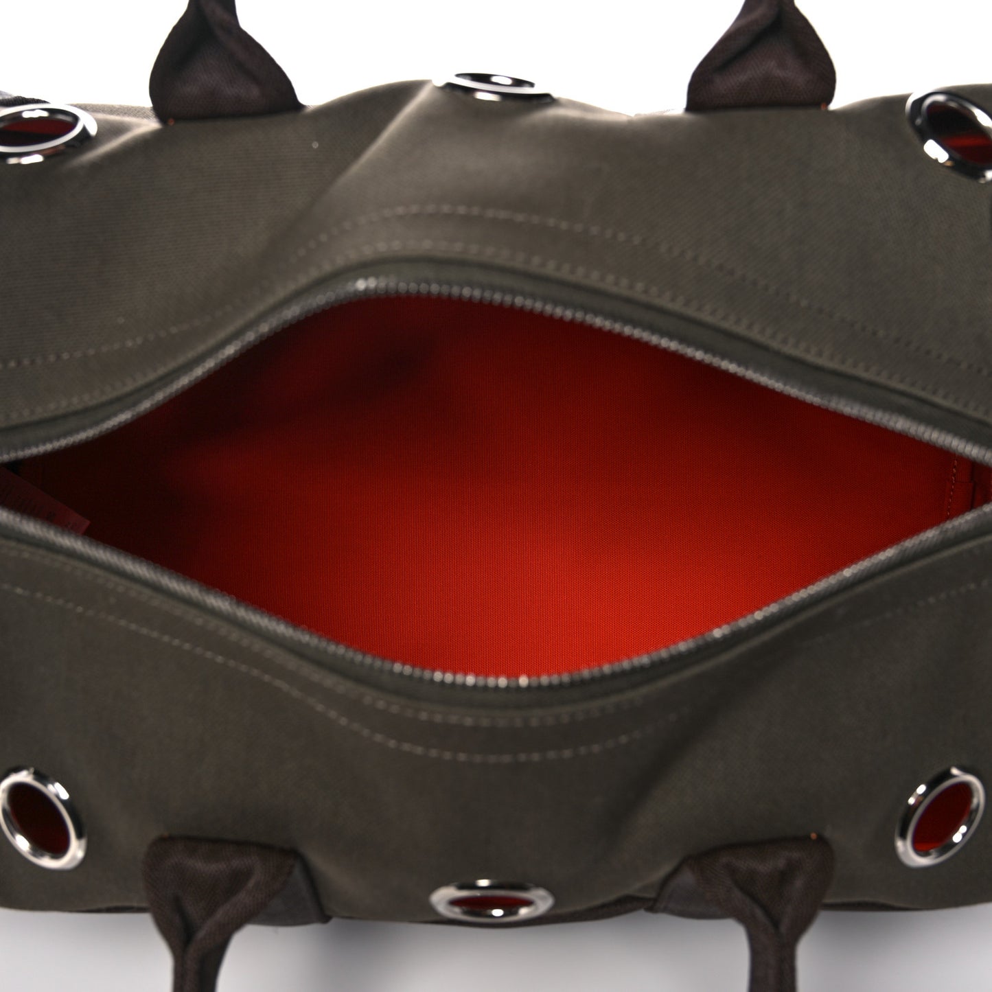 Fabric Carrying Dog Bag Kaki Feu