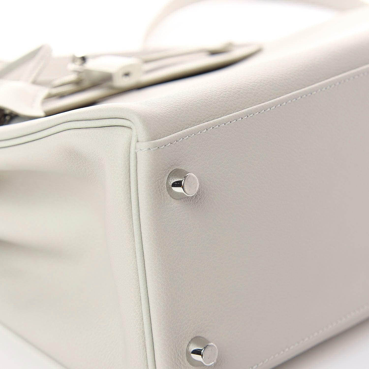 Hermes Evercolor Kelly Retourne 28 Gris Perle 12 of 39