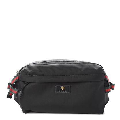 Gucci Techno Canvas Web Belt Bag Black 1 of 9