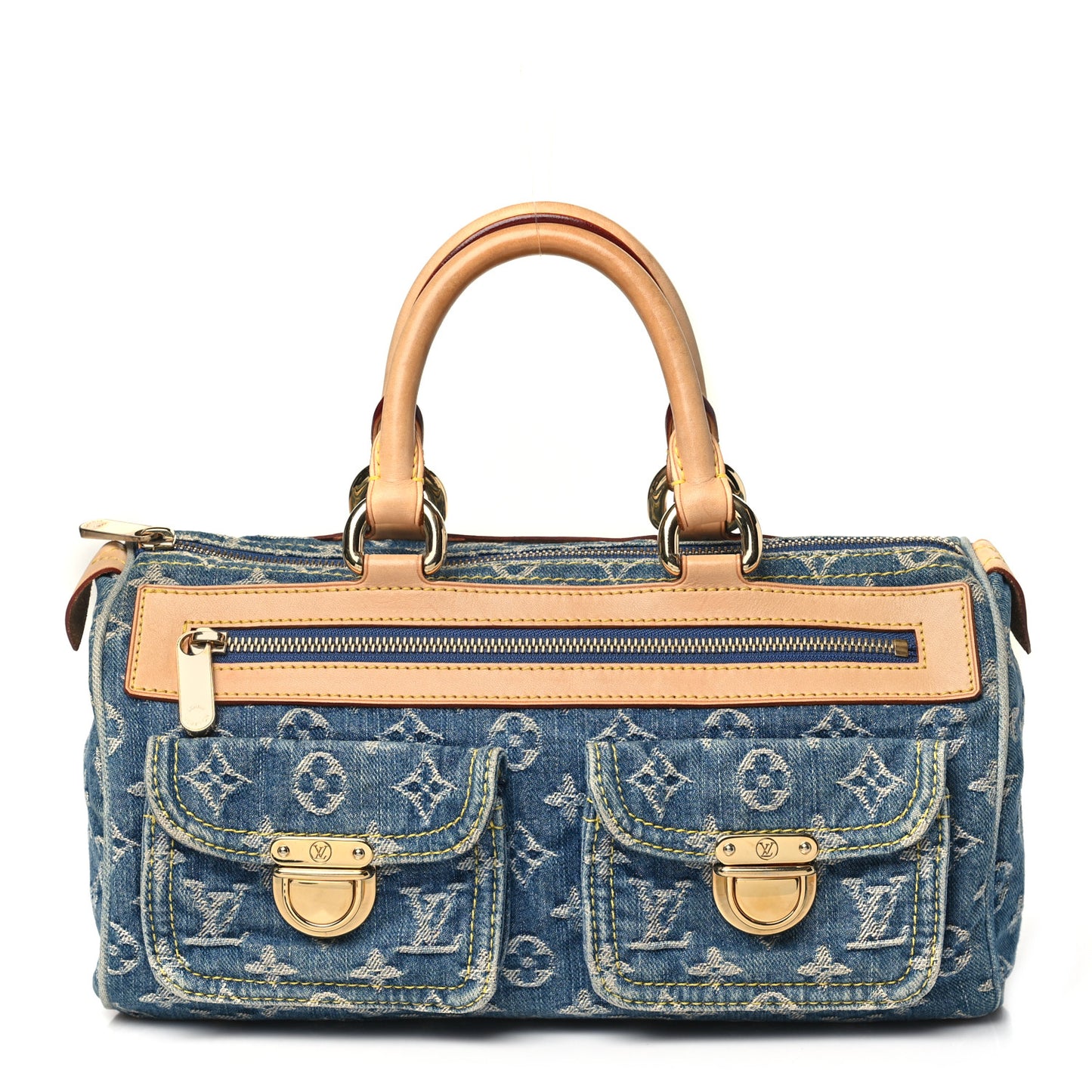 Monogram Denim Neo Speedy Blue