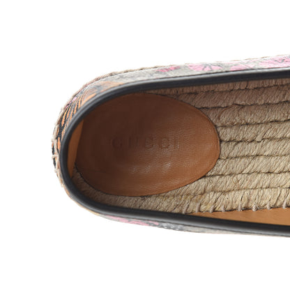 Gucci GG Supreme Monogram Bengal Espadrilles 38 Beige Pink 7 of 8