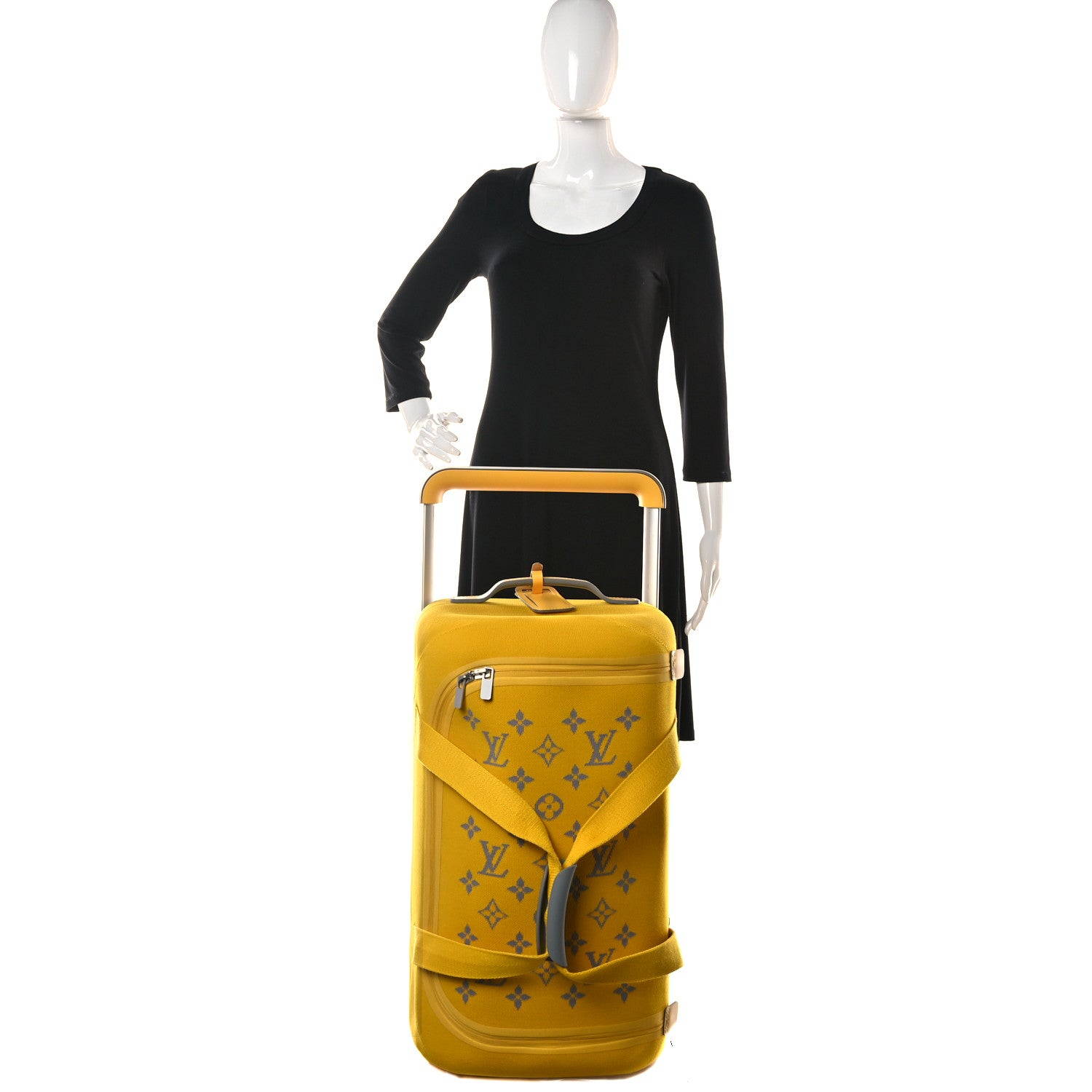 Louis Vuitton Knit Monogram Horizon Soft Duffle 55 Jaune 2 of 12