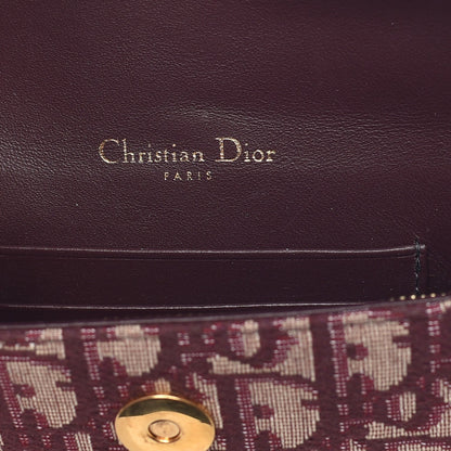 Christian Dior Oblique Saddle Belt Bag Bordeaux 6 of 8