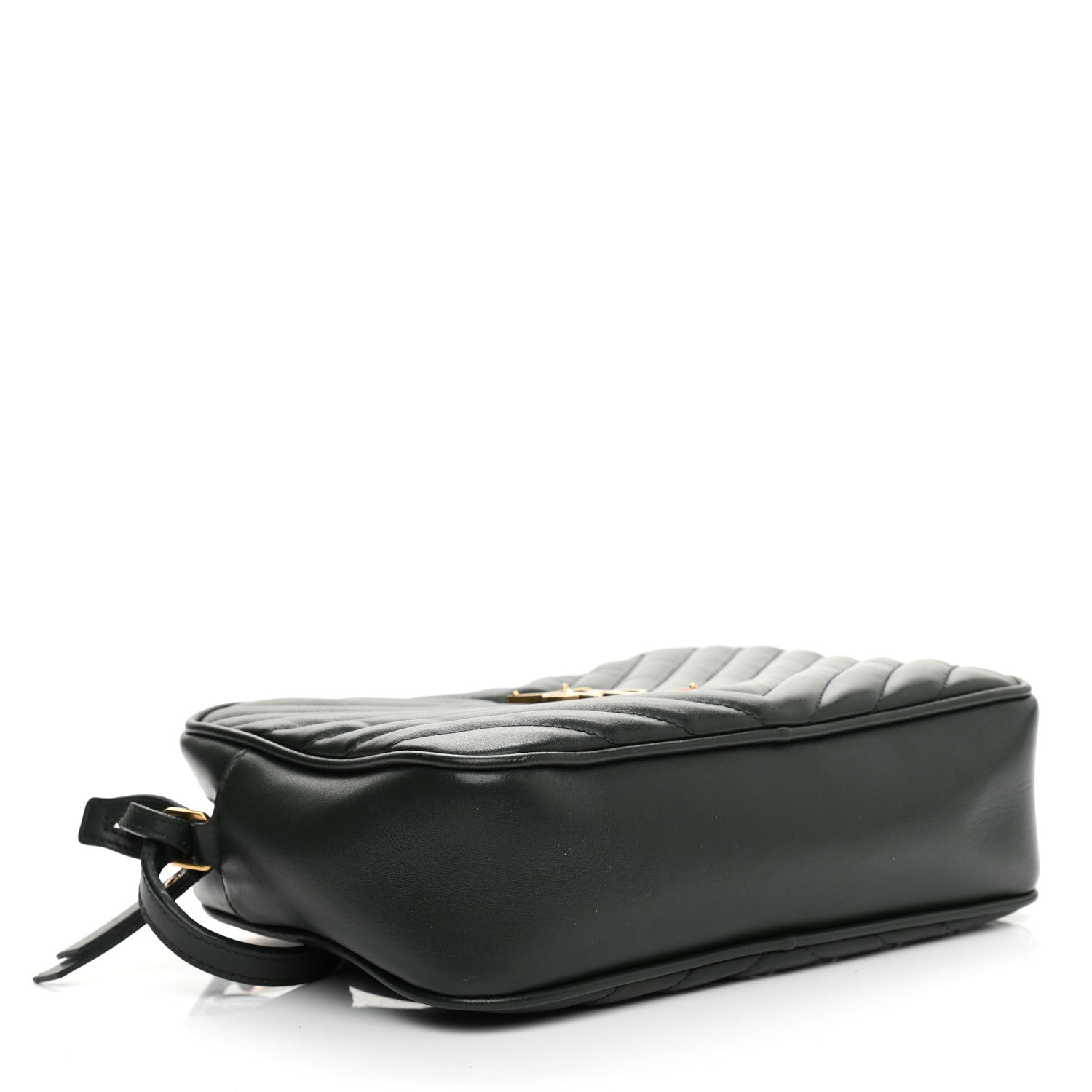 Saint Laurent Calfskin Matelasse Monogram Lou Camera Bag Sea Turquoise 4 of 13