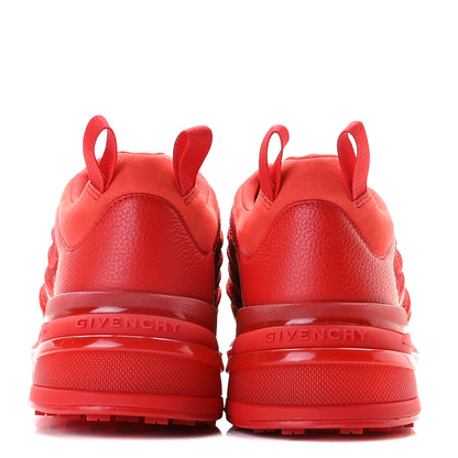Givenchy Calfskin Mesh Technical Canvas Mens GIV 1 Sneakers 40 Red 5 of 11